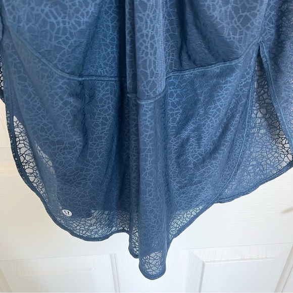 Lululemon Jaded Green Teal Twist & Train Mesh Tank Top - Picture 10 of 11